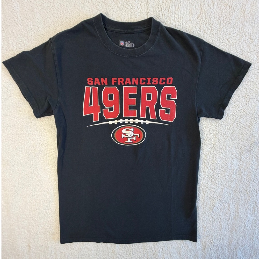 NFL San Francisco 49ers T-Shirt Mens Small Black Good Graphic Tee